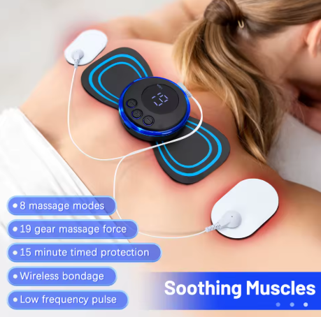DOMSDefender Neck & Body Massager | Portable 8-Mode EMS for Muscle Relaxation