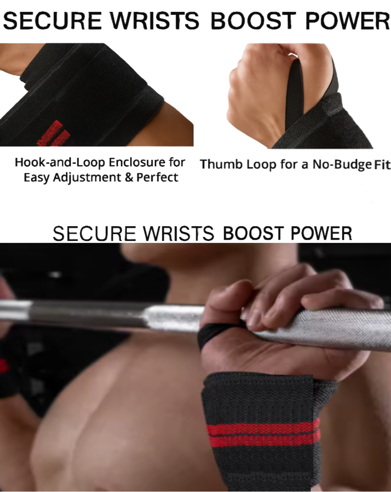 PowerGrip | Wrist Support Wraps