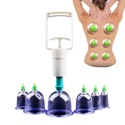 RevivaCup | 6-Piece Vacuum Cupping Therapy Set